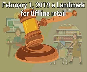 February 1, 2019 a Landmark  for Offline retail