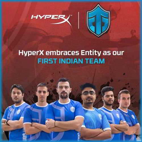 HyperX names Entity Gaming as its first sponsored eSports team