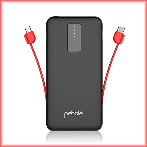Pebble launches 'ACE 10000mAh' power bank with inbuilt cables