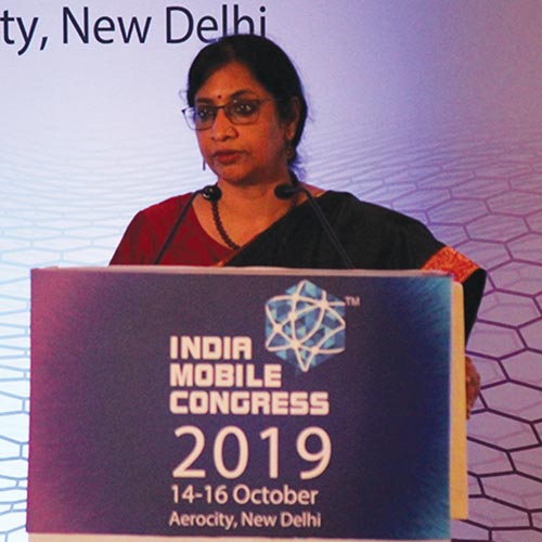 Aruna Sundararajan, Chairperson, DCC and Secretary (T), DoT, Ministry of Communications, Government of India