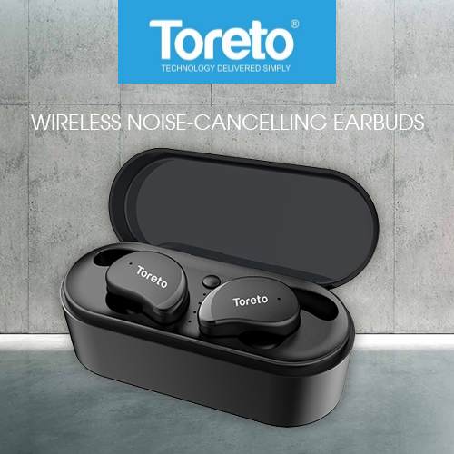 Toreto unveils TORBUDS wireless noise-cancelling earbuds
