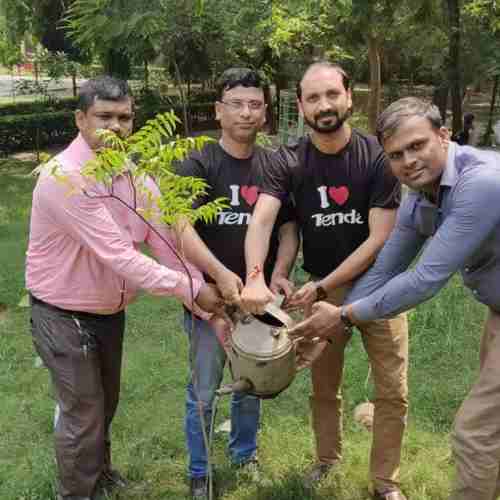 Tenda conducts a tree plantation drive in Delhi