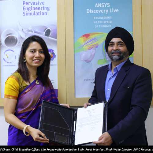 ANSYS signs CSR agreement with Lila Poonawalla Foundation