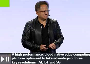 Jensen Huang, NVIDIA founder and CEO at Mobile World Congress: 5G Meets AI