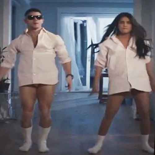 Priyanka Chopra, Nick Jonas go pantless in the music video 'What a man gotta do'