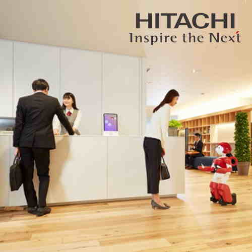Hitachi to introduce full scale commercial operations with EMIEW communication robot in building field 