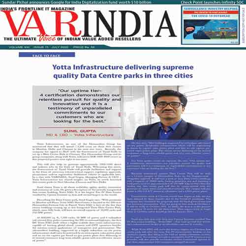 Yotta Infrastructure delivering supreme quality Data Centre parks in three cities