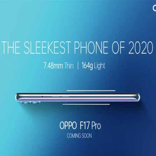 Oppo to debut F17 and the "sleekest phone of 2020" F17 Pro in India soon