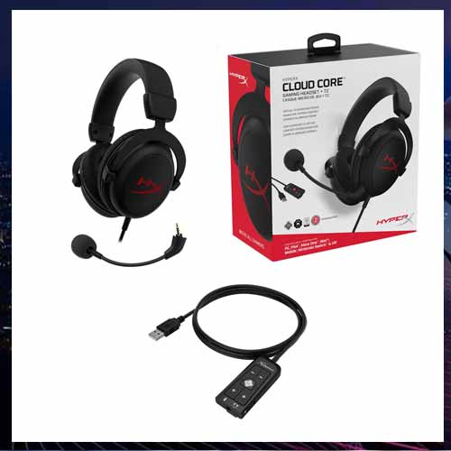 HyperX unveils Cloud Core Gaming Headset with 7.1 surround sound