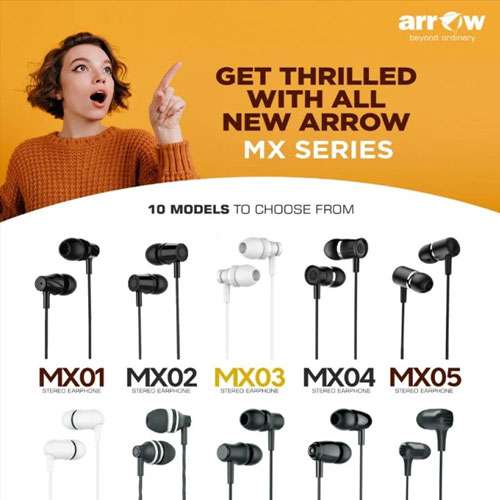 Arrow unveils affordable MX wired earphones in India