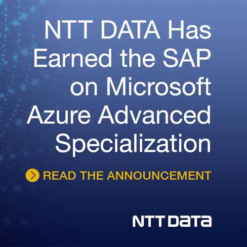 NTT deepens its Strategic Global Relationship with SAP