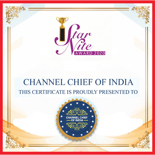 CHANNEL CHIEF OF INDIA