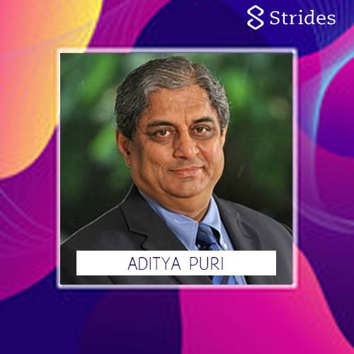 Aditya Puri, Ex-HDFC Bank MD joins Strides Group