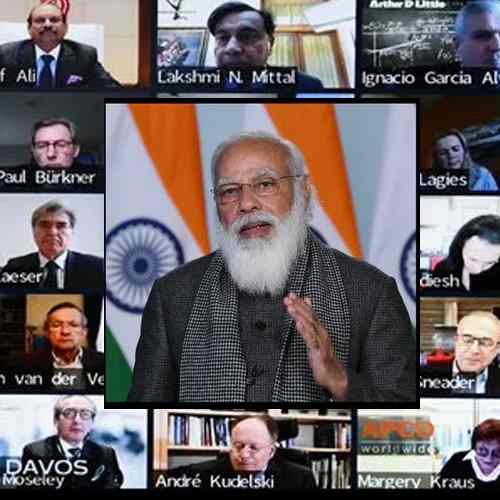 PM Modi attends WEF via video conference