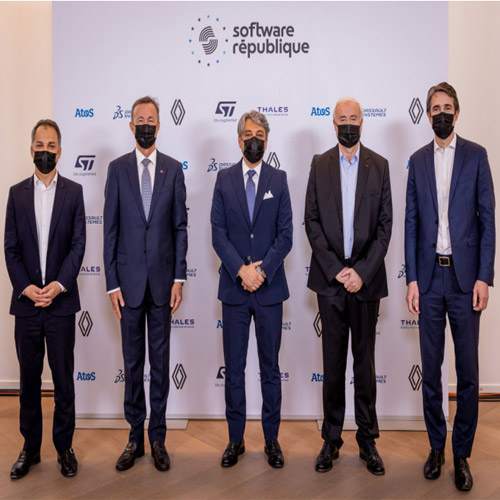 Atos, Dassault Systèmes, Groupe Renault, STMicroelectronics and Thales join hands to create the ‘Software République’