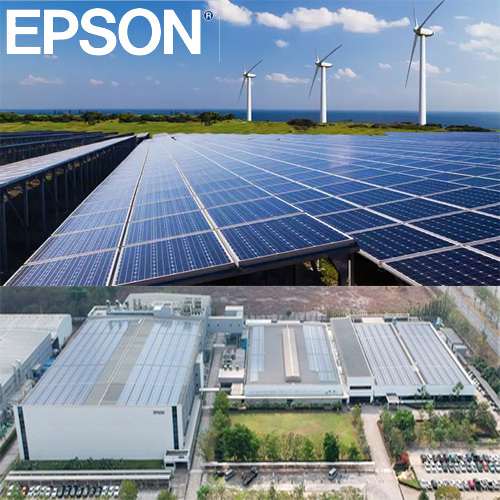 Epson Meets Milestone in Switch to 100% Renewable Electricity