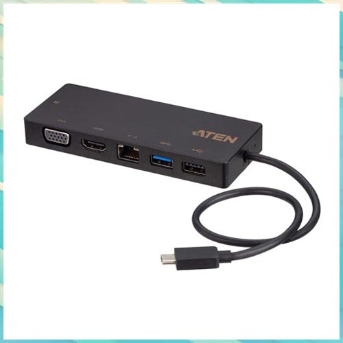 ATEN Advance introduces USB-C Multiport Mini Dock with Power Pass-Through