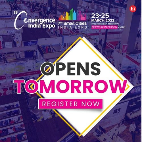 The 29th Convergence India & 7th Smart Cities India 2022 Expo kicks off in New Delhi
