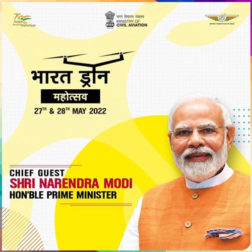 PM Modi inaugurates Bharat Drone Mahotsav 2022 at Pragati Maidan