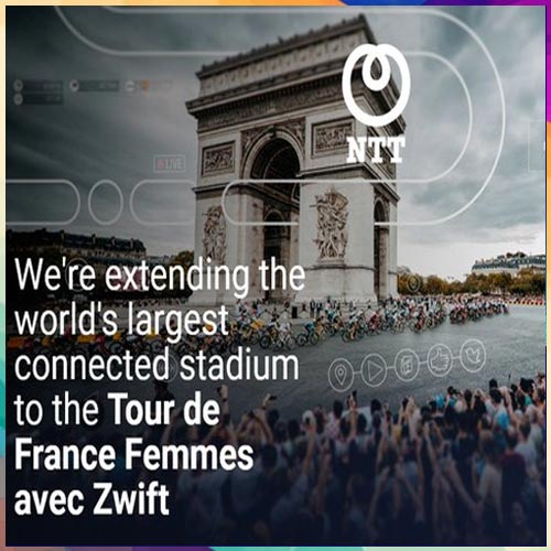 NTT to enhance fan experience at the Tour de France Femmes avec Zwift