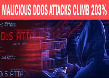 Malicious DDoS Attacks Climb 203%
