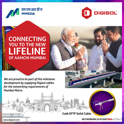 Digisol Systems supplies networking solutions to Mumbai Metro