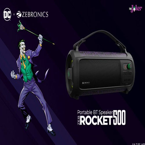 Zebronics brings Portable Bluetooth Speaker, ZEB-Rocket 500