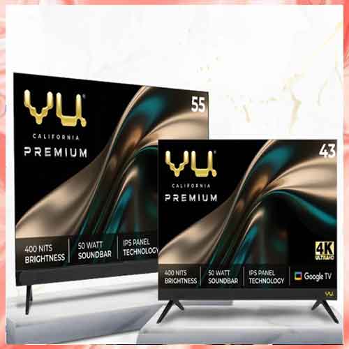 Vu Televisions launches the 43" and 55" Vu Premium TV 2023 Edition