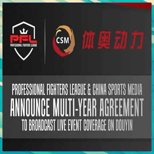 Professional Fighters League, China Sports Media Announce Multi-year Agreement To Broadcast Live Event Coverage On Douyin