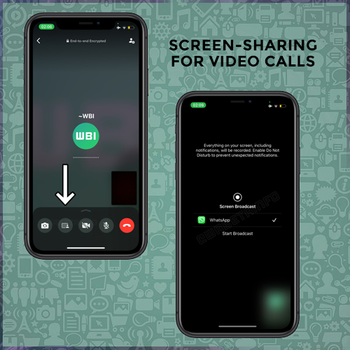 WhatsApp announces screen-sharing for video calls