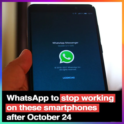 WhatsApp to stop working on some phones after October 24