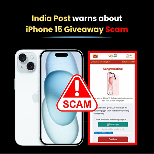 The iPhone 15 giveaway Scam