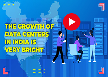 The growth of data centers in India is very bright