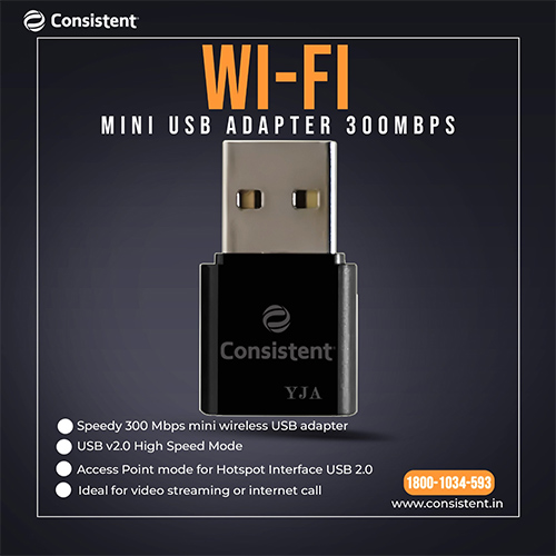 Consistent Infosystems rolls out mini Wi-Fi USB Adapter