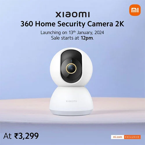 Xiaomi unveils 360 Home Security Camera 2K