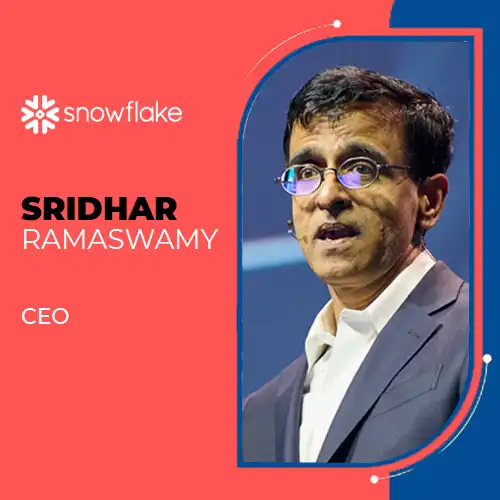 Snowflake appoints Sridhar Ramaswamy as CEO
